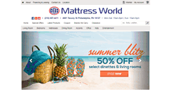 Desktop Screenshot of mattressworldfurniture.com